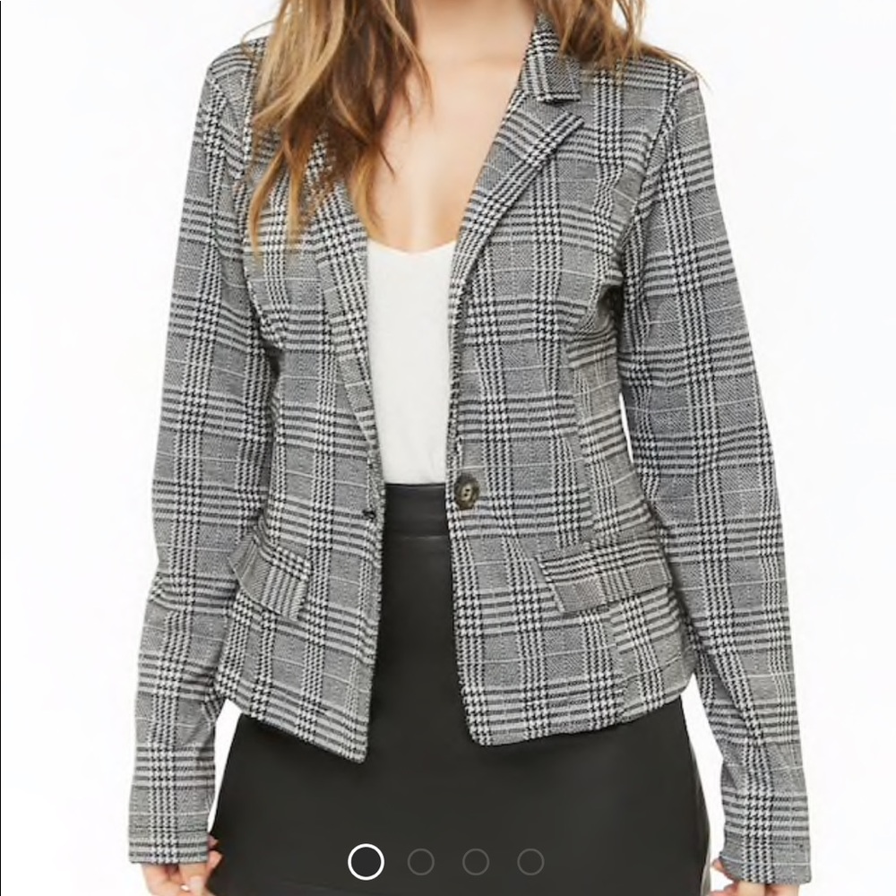 Plaid blazer